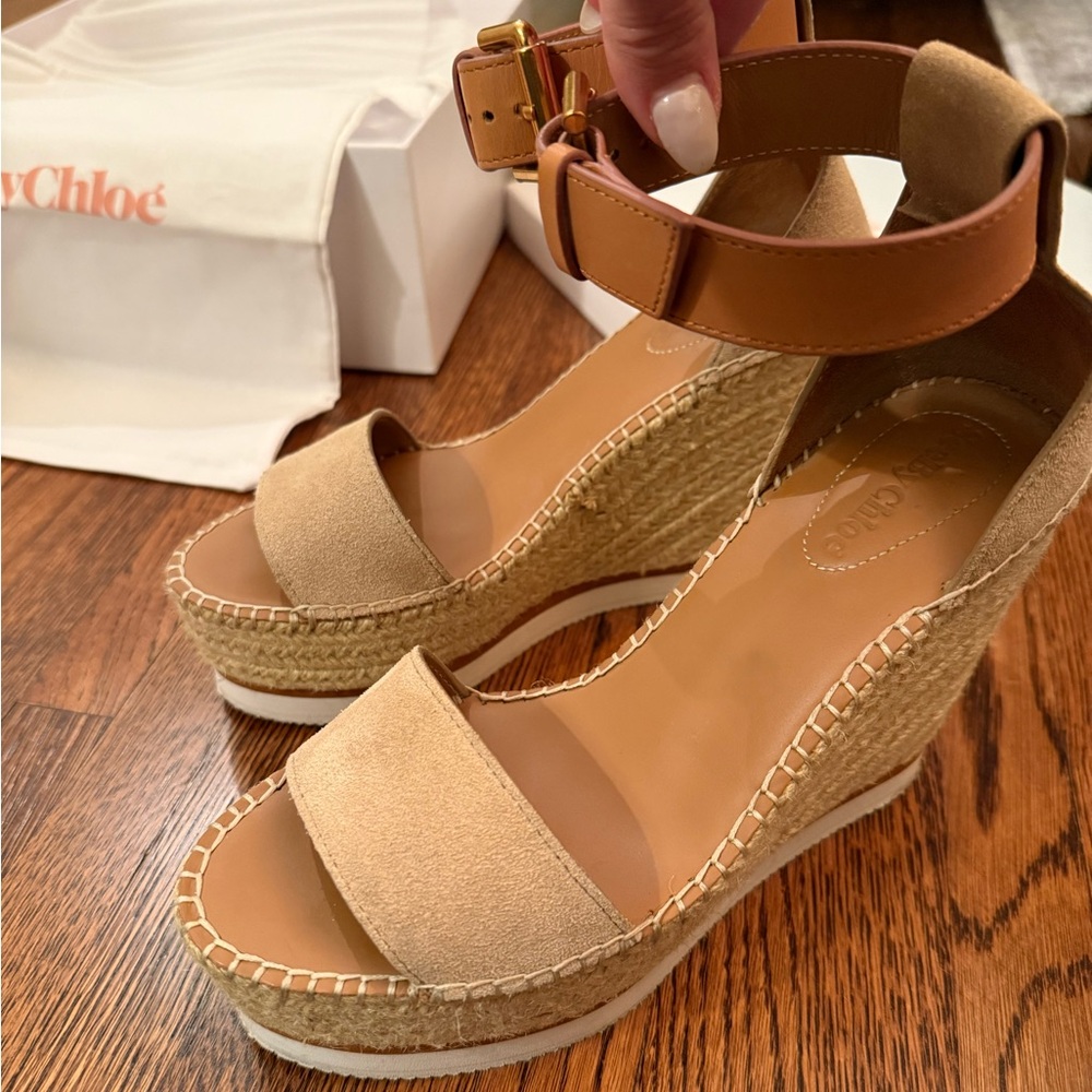 See by Chloe espadrille wedge